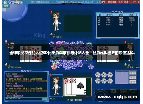 全球最受欢迎的大型3D网络游戏推荐与评测大全,畅游虚拟世界的最佳选择 全球最受欢迎的大型3D网络游戏推荐与评测大全,畅游虚拟世界的最佳选择